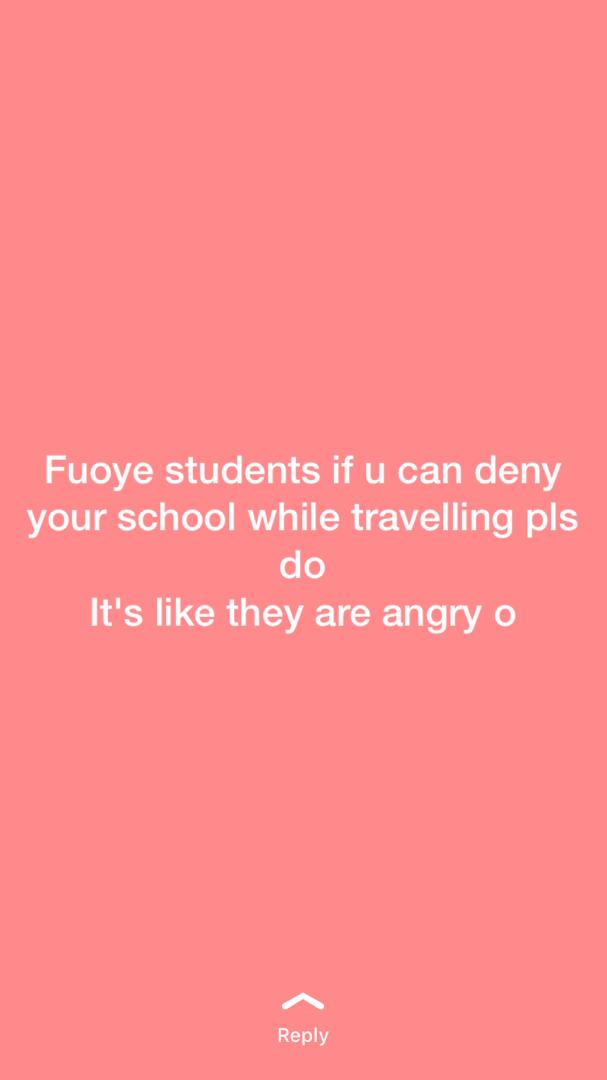 IniMillz's tweet photo. Nigerian Police walahi e stupid. Just imagine all this shit you are doing after killing our students. They should run mental test before recruiting you old fools. 
@PoliceNG 
#JusticeForFUOYE https://t.co/cvWfCGIvSC