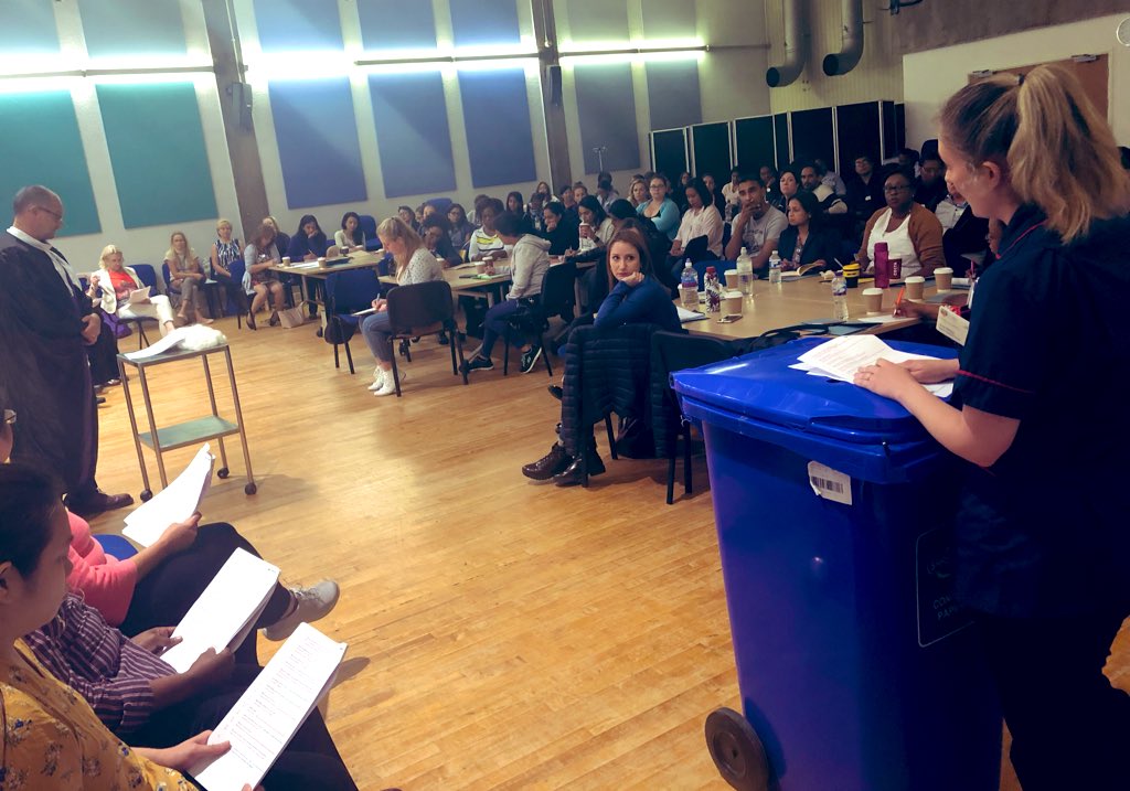 Cressida_Harris's tweet photo. Working in partnership to up skill and empower HCP @Coloplast_WCare  and @LNWH_NHS and @LNWH_TV_Team today for the 4th year running on our annual study day.  Added value events of a Mock Coroners Court- and a Pressure Ulcer Study this pm for 80 HCP  ⭐️👩‍🎓👨‍🎓#partnershipworking https://t.co/x3VrFfdRYV