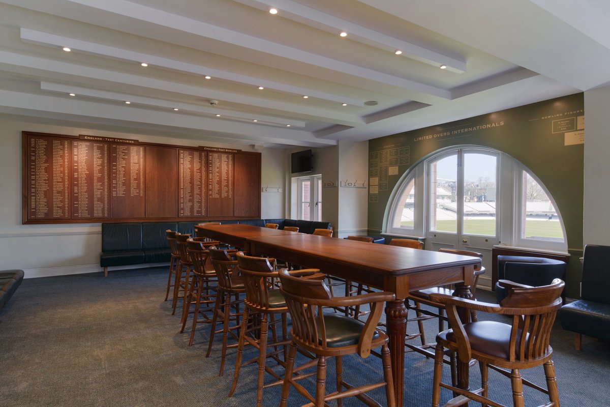 basislighting's tweet photo. Basis lit up the historic Home Dressing Room at Lord’s.

With @fusion_lx
#BasisLighting #LEDLighting #LightingDesign #LordsCricketGround https://t.co/NlEgh2tdt7
