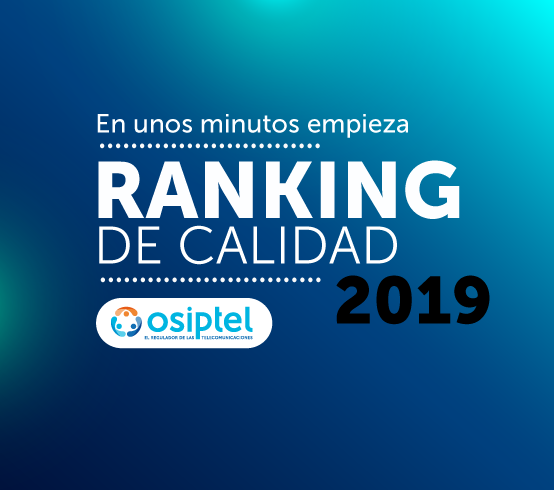 🤔¿Quieres saber qué operadora te conviene contratar según tu distrito? Descubre esto y más en unos minutos.
¡Únete al evento!👉ow.ly/1ttA50w65NI

#RankingDeCalidad2019