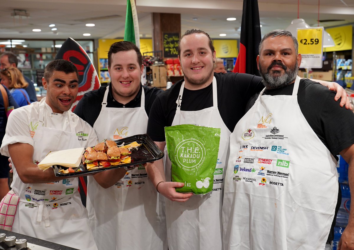 Slán go fóill to the guest Australian chefs who cooked up a storm over the first half of the festival.

🇮🇪🇦🇺🦘🍔 

It was an absolute pleasure to work with them. Come back soon for more tasty bushtucker! 

#ATasteofWestCork #TastetheIsland