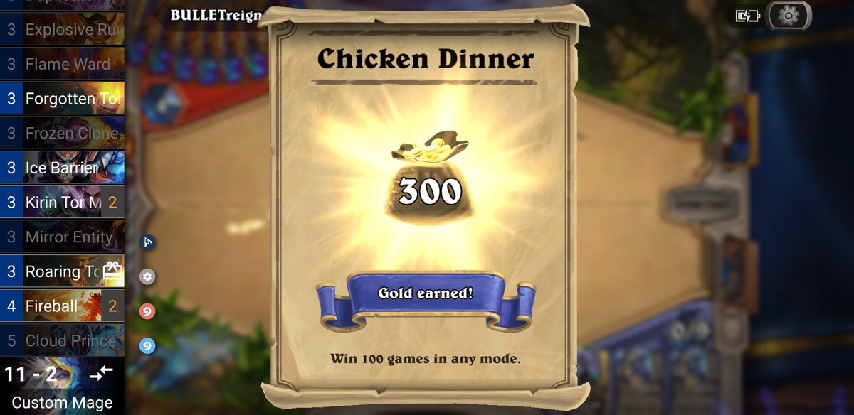 HighSlots's tweet image. 11-2 With OP Spell mage in wild... You don't even need Aluneth. 🔥 #BudgetDeck #SaviorsOfUldum