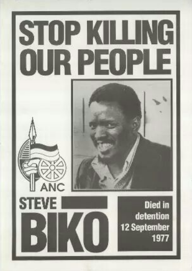 On September 12 of 1977, Steve Biko died in detention.