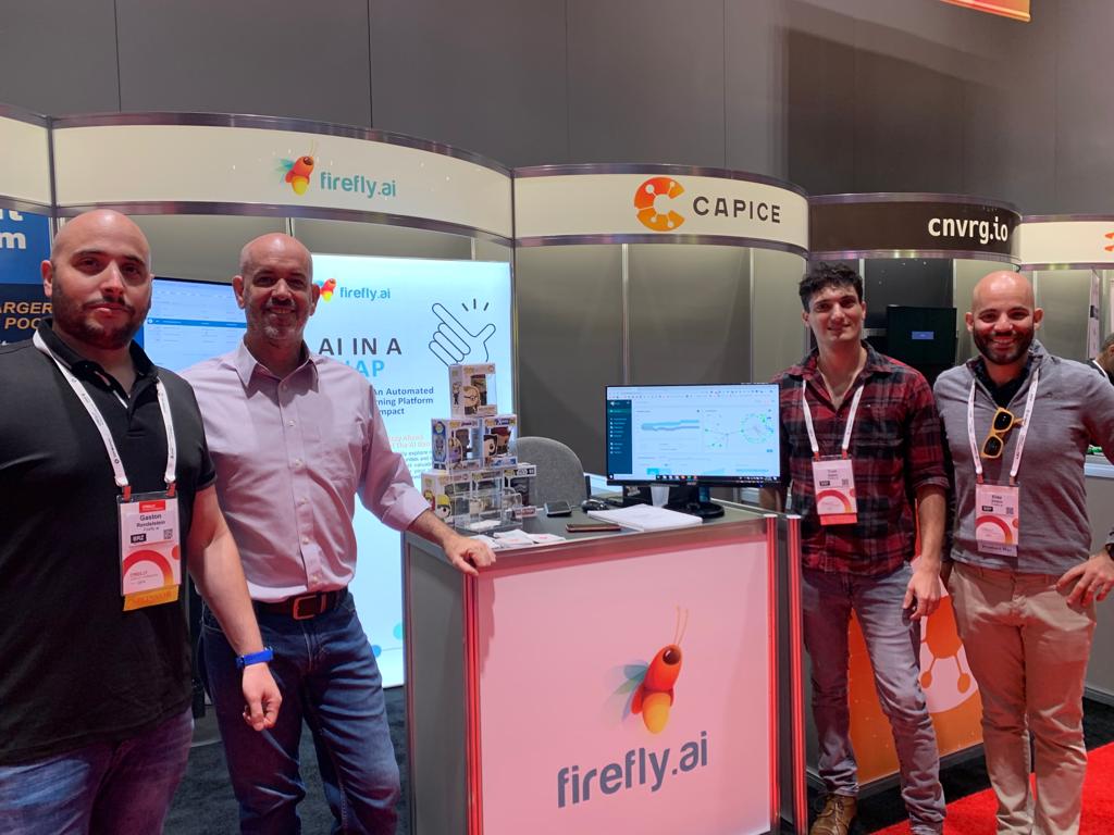 DoAIwithFirefly's tweet photo. If you're at the #OReillyAI Conference in San Jose, CA this week, come find us at Booth #K4, in the Innovation Pavilion. We'd love to meet you! #ai #artificialintellegence https://t.co/Z0JRwnEPWG