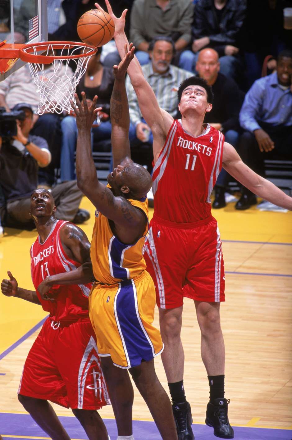Happy birthday, Yao Ming! You were the first Asian to really battle Shaq, and for that, I thank you.  