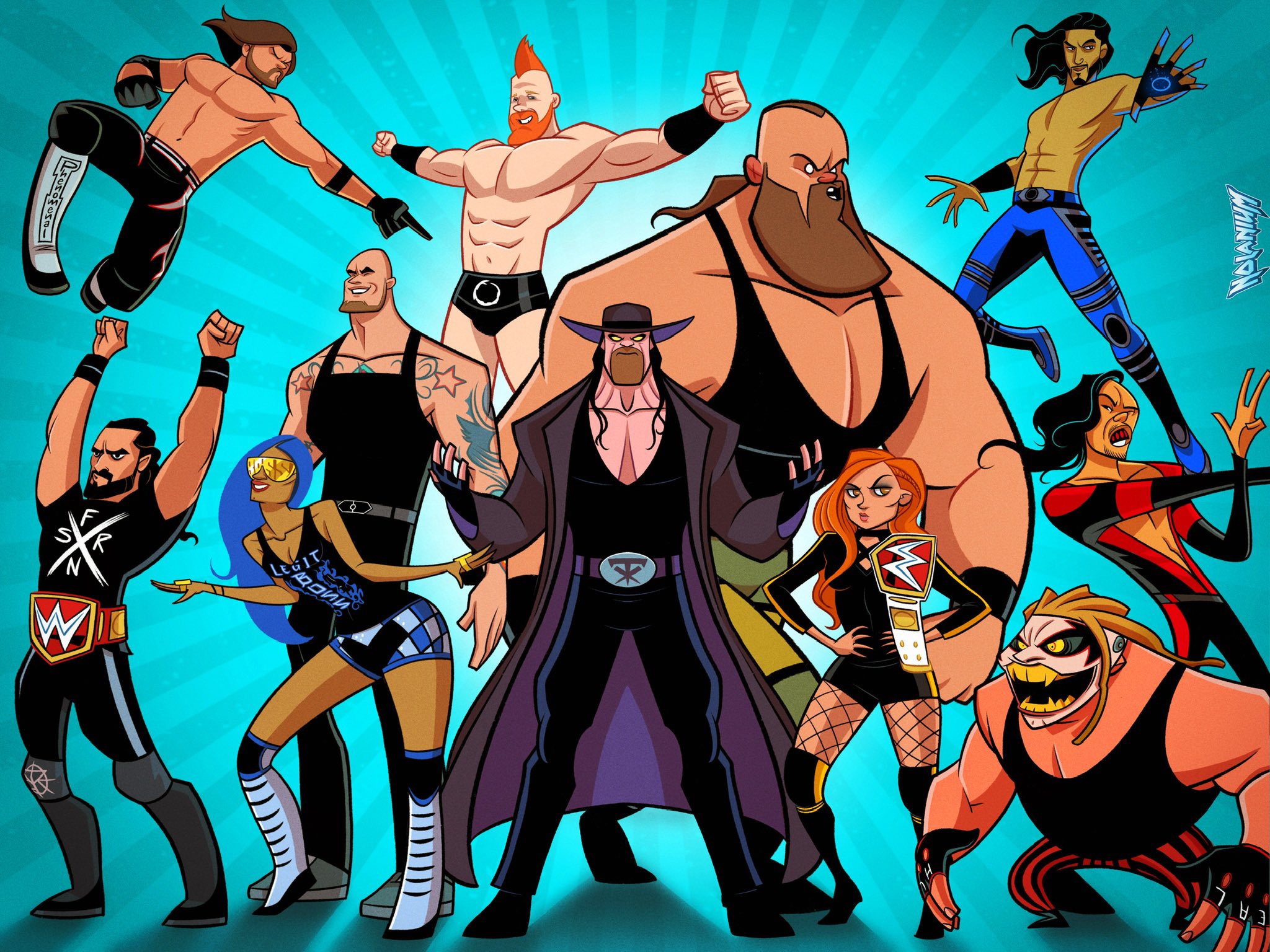 تويتر \ Nolanium على تويتر: "Now THIS is an animated series I'd tune into! # wwe #wwenetwork #wrestling #WrestlingCommunity #WWEUniverse  https://t.co/zePulGG3ms"