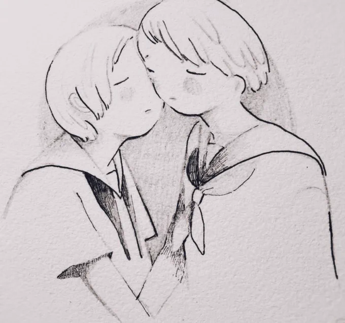 #イラスト #1日1絵
そっと。 