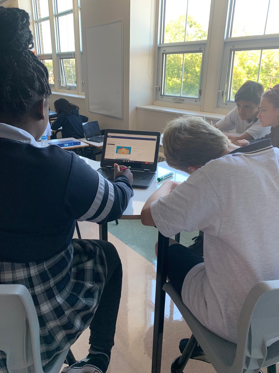 MHoweOCSB's tweet photo. Grade 9 students learning how to think like a geographer! Surprise- geography can be fun! #spatialsignificance #collaboration #haparaworkspace https://t.co/ommZTAwbvF