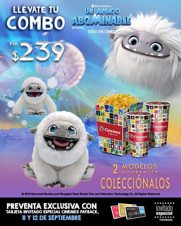 Cazaofertas on X: Combo Cinemex Un Amigo Abominable con Abominable de  peluche por $239  #Oferta #promocion #México  #ofertas #promociones #descuentos #Cazaofertas  / X