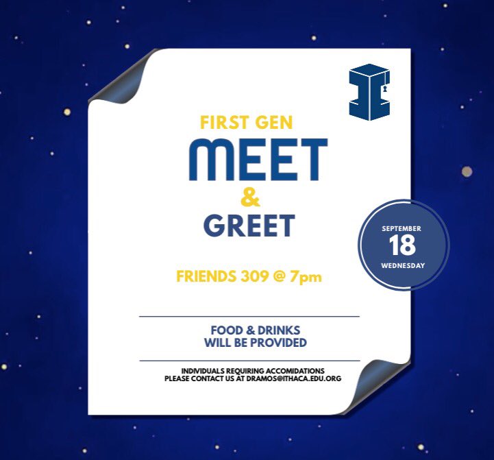 FirstGenOrgIC's tweet image. Don’t miss our fist event!! Come meet our e-board, have some food, and an overall good time🤗
#icfirstgen