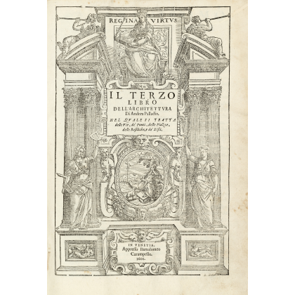 StefPandakovic's tweet photo. A fine selection of architecture books wil be up for sale in less than two weeks at #IlPonteaste in #Milan

This is from a copy of Palladio in contemporary vellum of the third collected edition printed in Venice in 1601

#Palladio #Venice #Venezia #architecture #architettura https://t.co/8SEsgvBMpi