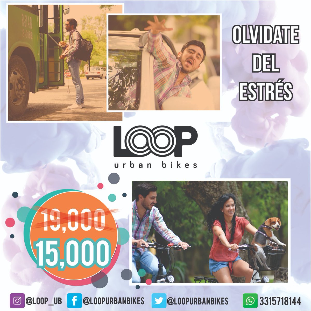 LoopUrbanBikes's tweet photo. Aprovecha nuestra promoción todavía vigente, descuento de $4,000 pesos 🔋⚡
Olvídate de los contratiempos y vive la experiencia de LOOP

#LOOP #UrbanBike #Scooter #City #BicicletaEléctrica https://t.co/17Maa7mPsn