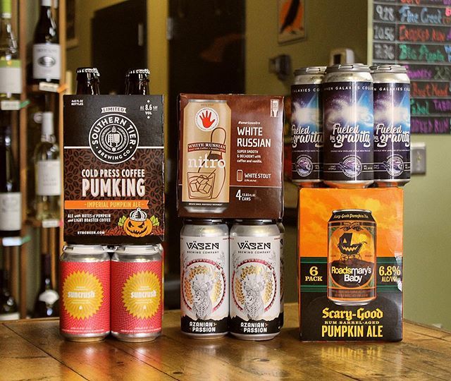 defleswinkel's tweet photo. What are we onto now, Summer 3 or something? This heat - We want to drink our pumpkins now!
Fresh in the shop:
@stbcbeer #ColdPressedCoffee #PumKing
@suncrushbeer #LemonRaspberry Ale
@lefthandbrewing #WhiteRussian #NitroStout
@vasenbrewing #AzanianPas… https://t.co/ZrPog0t9Pm https://t.co/CcoJkQgzHC