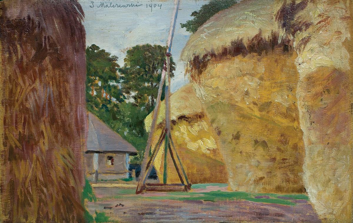 operavincibis's tweet photo. Jacek Malczewski (1855 - 1929), "Stogi", 1904
#Polishart https://t.co/AwzfxgHKAW