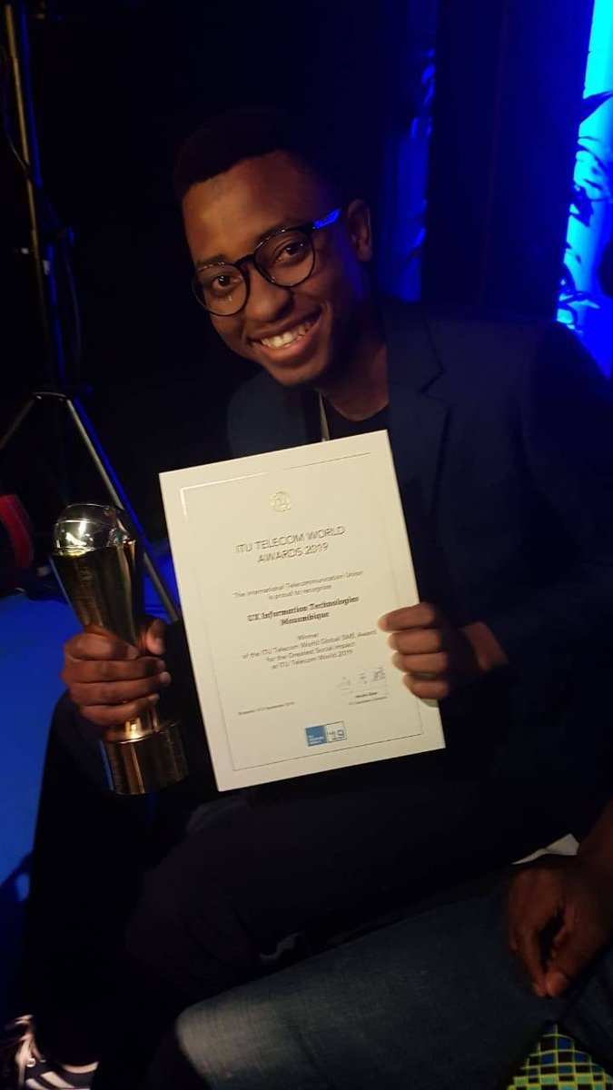 O serviço <a href="/biscatemz/">biscate</a> da UX Information Technologies recebeu uma distinção pelo seu impacto social. A premiação foi atribuída nesta quinta-feira, durante o ITU TELECOM WORLD AWARDS, em Budapeste.
#biscate #ICT4D #ITUWorld #ITU2019 @arecom_moz <a href="/ITU/">Int’l Telecommunication Union</a>