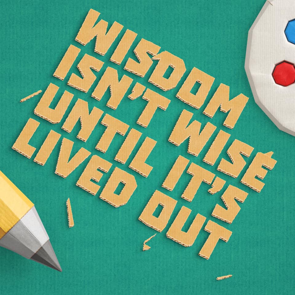 What stops you from living out wisdom? Taking truth from God’s Word &amp; applying it to your daily walk is a great place to start!!

New teaching curriculum will start this Sunday in ELEVATE!! We look forward to seeing you there!