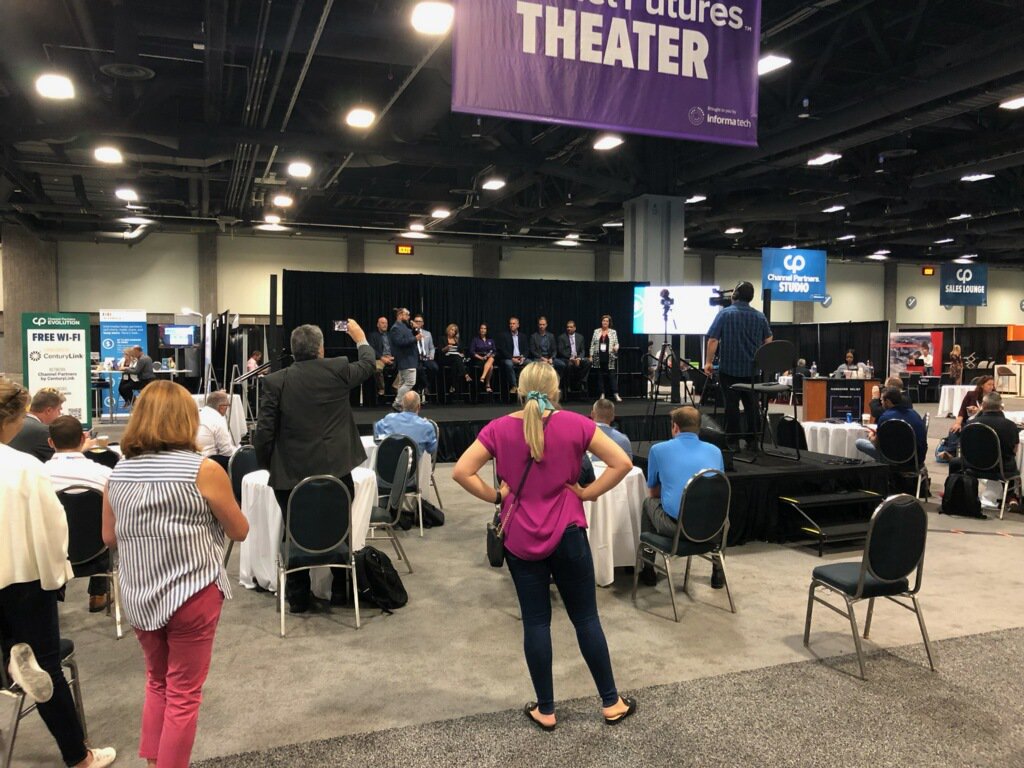SensoriumIoT's tweet photo. Our VP of Channel is going onstage at the #CPEvolution Shark Tank at 10:30 to talk about #RiskFreeIoT for the Channel. Come get a bloody mary and enjoy the show. https://t.co/DoEoT709Xs
