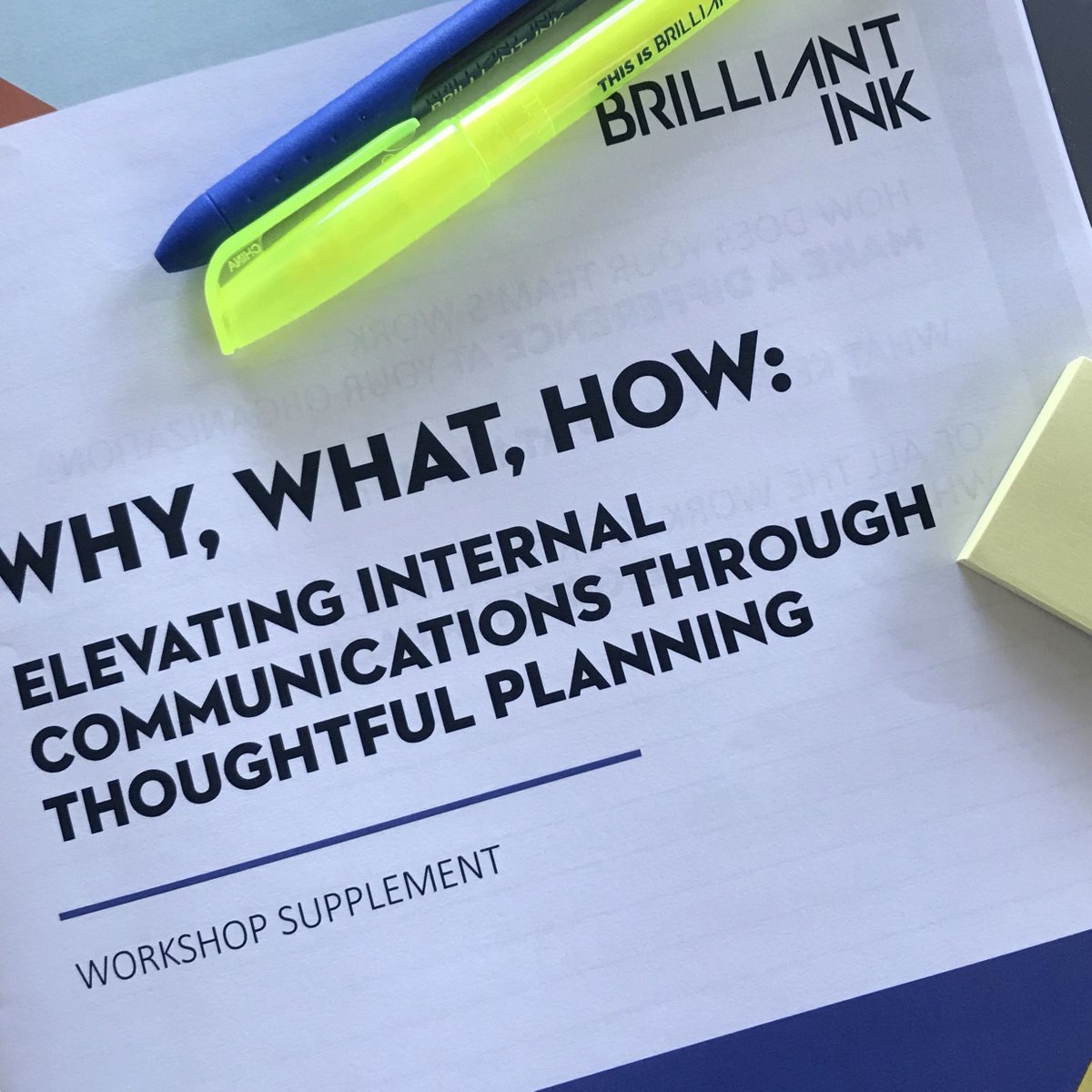 _thinkbink's tweet photo. We're so excited for today's SF #PoppuloForums and especially pumped for our #internalcomms workshop this afternoon! Shout-out to @jackieberg_BINK for prepping these brilliant workshop packets. We can't wait to share these! https://t.co/zSahCbO7sG