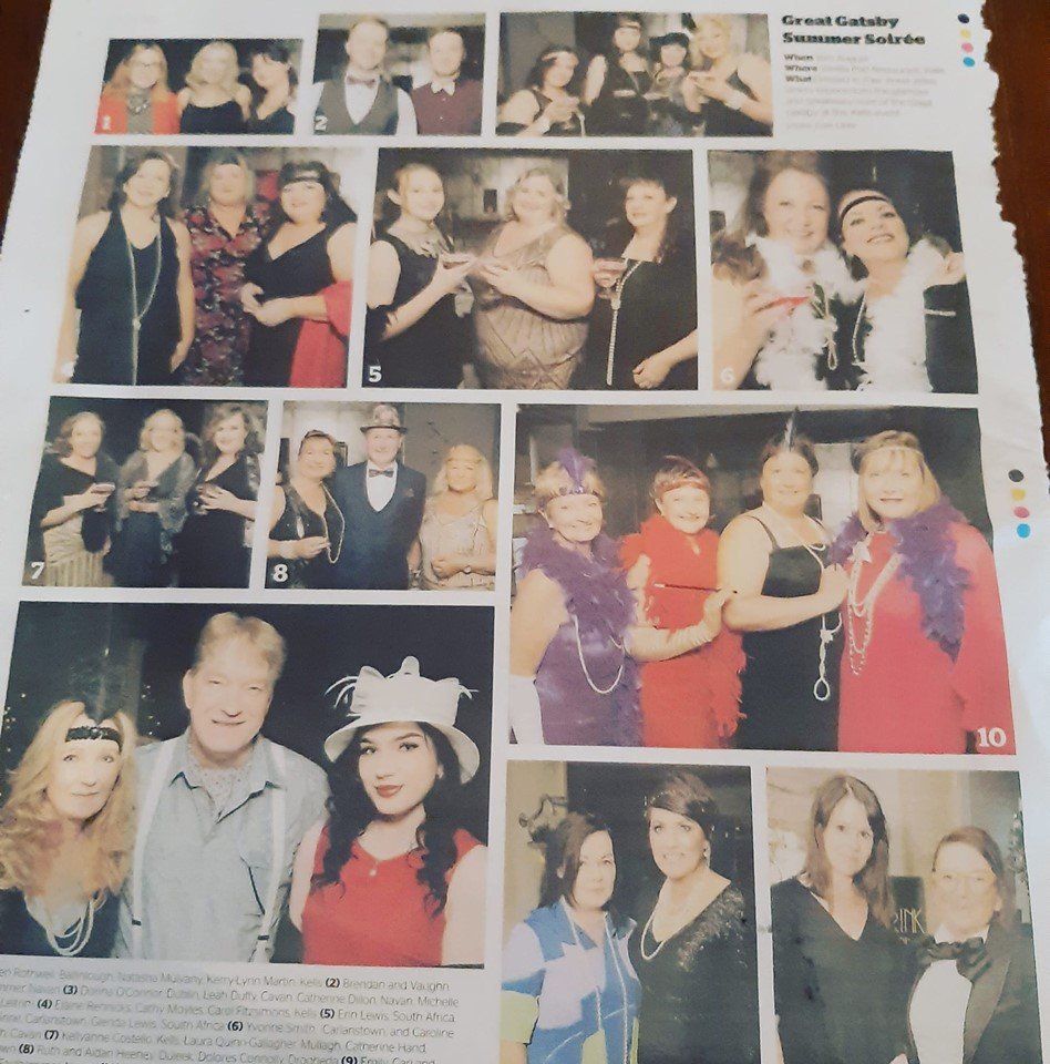 VanillaPodKells's tweet image. Our sincere thanks to the Meath Chronicle for this lovely coverage of our recent Great Gatsby themed night. It was a huge success and a fantastic evening and we plan to do it all again soon! Visit headfortarms.ie for more information about our award-winning restaurant.