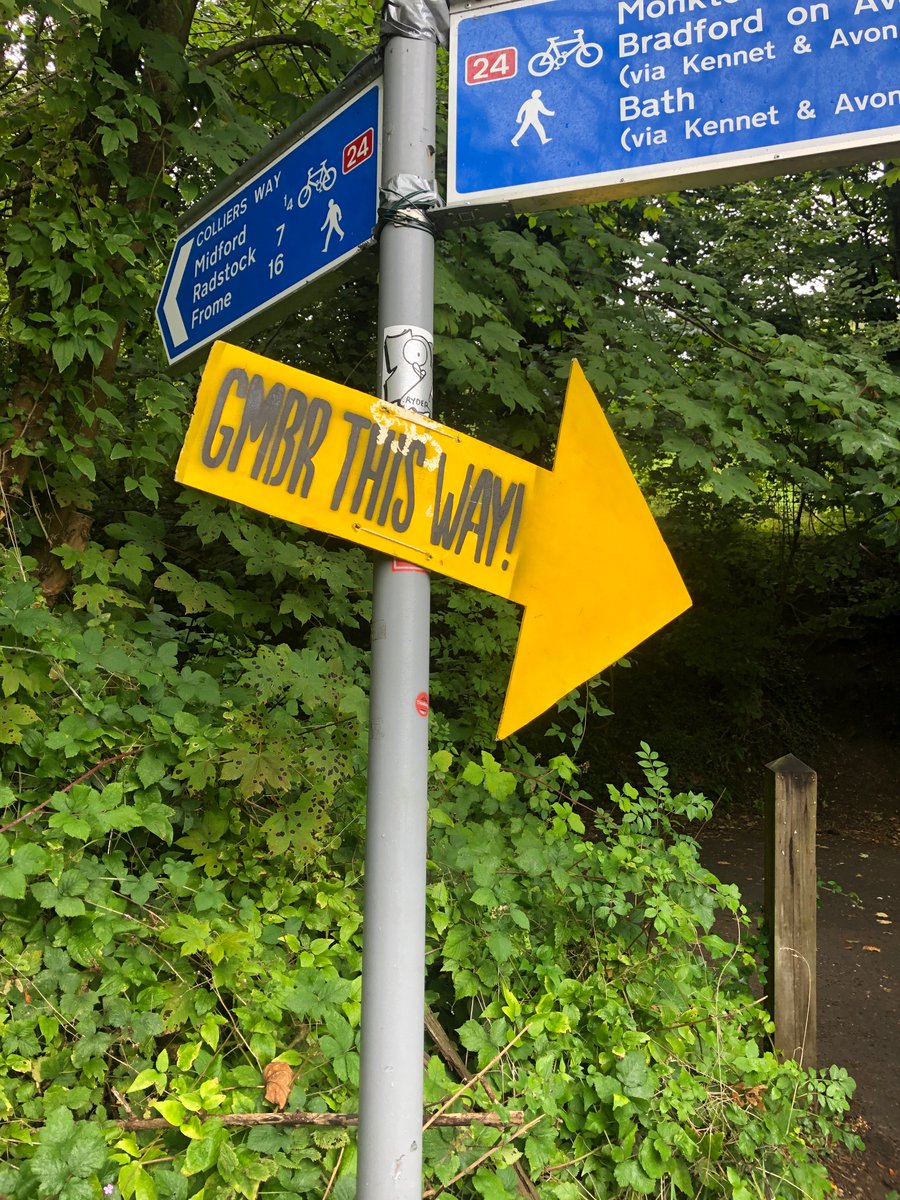 BathRefuseCity's tweet photo. @bikeforgeorge are the signs for your event along the course being left there for next year? https://t.co/EniR3kBVr2