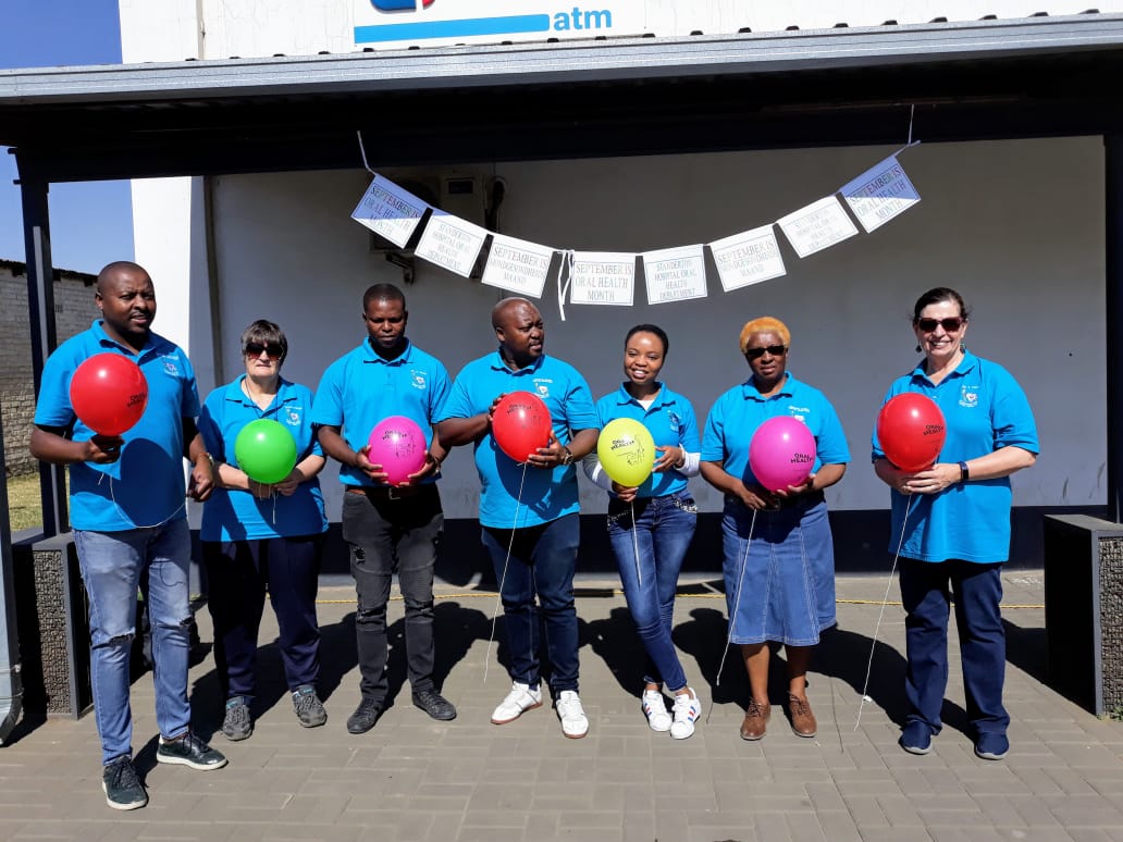 SADentalAssoc's tweet photo. Dr Louw and the Standerton team for their National Oral Health Month initiative.
#WOHM #WOHM19 #WorldOralHealthMonth https://t.co/acAgdbJnHp
