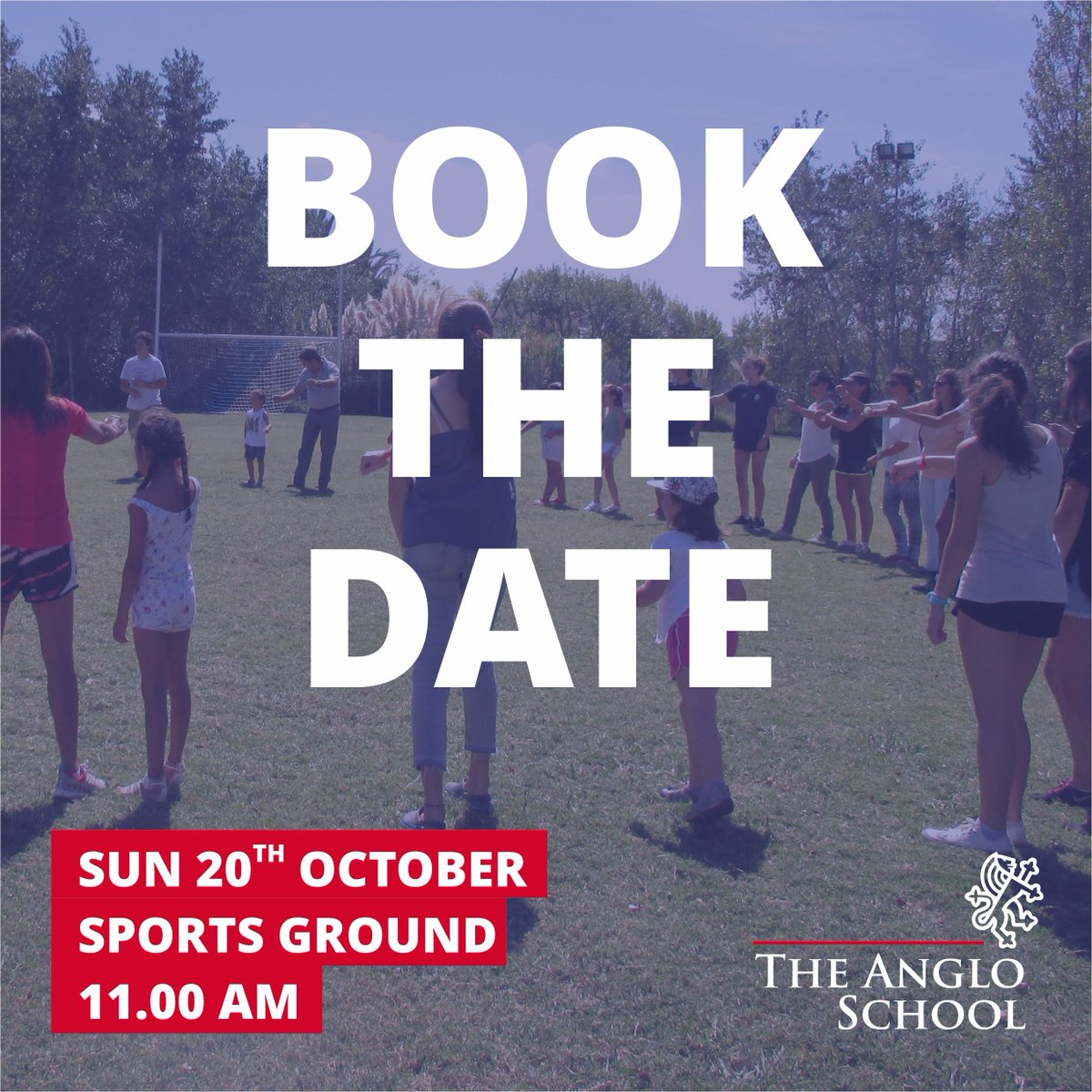 El 20 de octubre los esperamos para inaugurar el campo deportivo de The Anglo School
