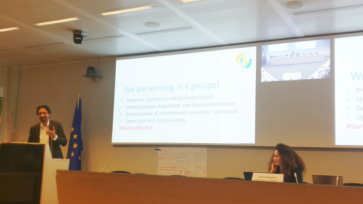 scientificsana's tweet photo. Excellent summary by Fokko Wieringa, @SrirangManohar on insights gained at "World Cafe" session at #StandardBioPho, @utwenteEN, @PhotonicsEU, EC, Brussels https://t.co/EP3uiPxYjz