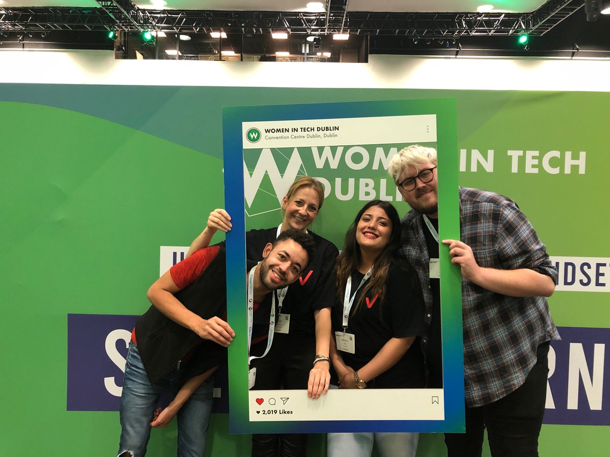 claretanner2's tweet photo. Come say hi to the team at Women in Tech Dublin! great opportunities at Verizon Media #wintechseries #womenintech https://t.co/oyTLedNqOJ