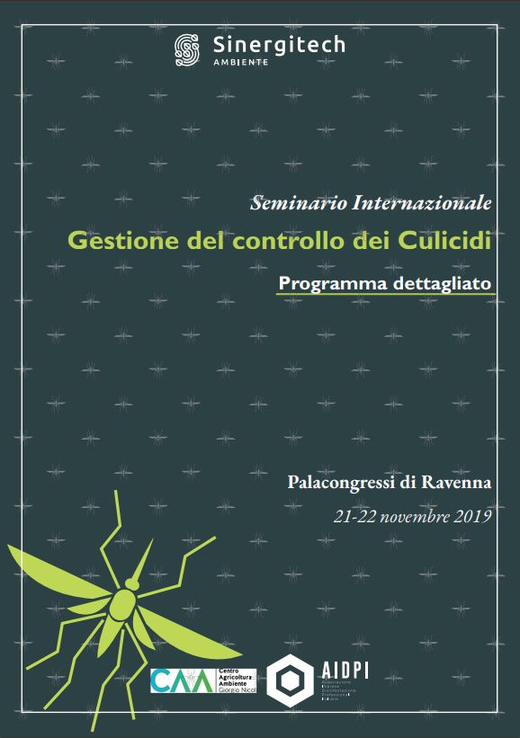 BLEU_LINE_GROUP's tweet photo. Si svolgerà al Palacongressi di Ravenna il Seminario internazionale "Gestione del controllo dei Culicidi", il 21 e 22 nov 2019. Organizzazione di SINERGITECH Ambiente, A.I.D.P.I. e del Centro Agricoltura Ambiente “G.Nicoli”. Vi aspettiamo!
https://t.co/cMw8rgmzDC https://t.co/SIIX7e7KwF