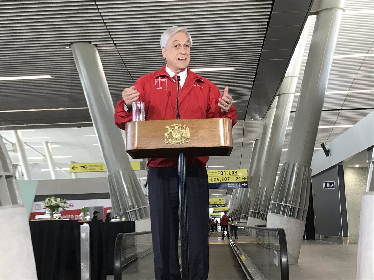 MauroBattocchi's tweet image. La constructora italiana #Astaldi realiza un aporte importante al nuevo aeropuerto @NuevoPudahuel de #Santiago. Hoy el Presidente @sebastianpinera inaguró el Espigón E #MadeinItaly @camitsantiago