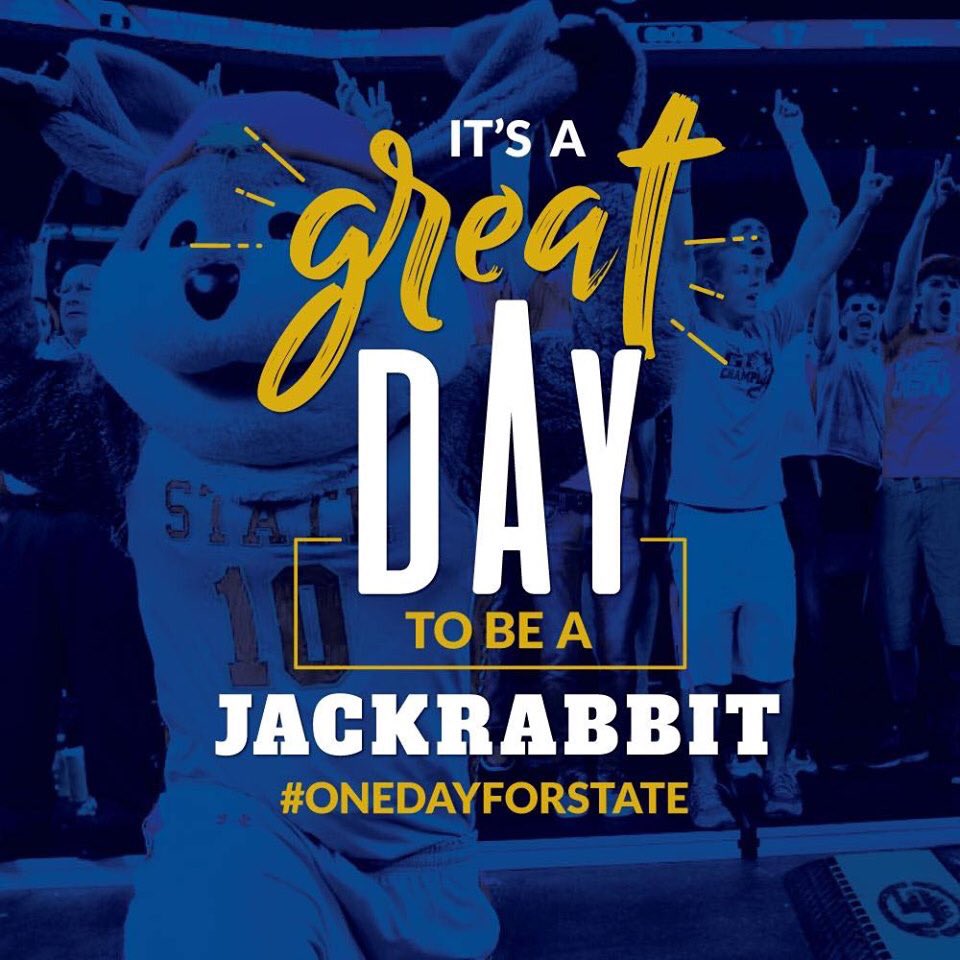 A very accurate representation of what it feels like to be a Jackrabbit😉 Today YOU have the chance to help current and future Jackrabbits follow their dreams! 🐰💛💙 

Click the link below>Make a Donation>Jackrabbit Athletics>Golf
spsr.me/BgPA/