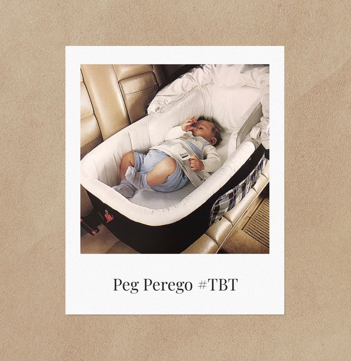 This was the Primo Nido Auto (1997), strapped in with vehicle seat belt! • #pegperegoTBT #TBT #backintime #pegperegofan #pegperegousa #tbthursday