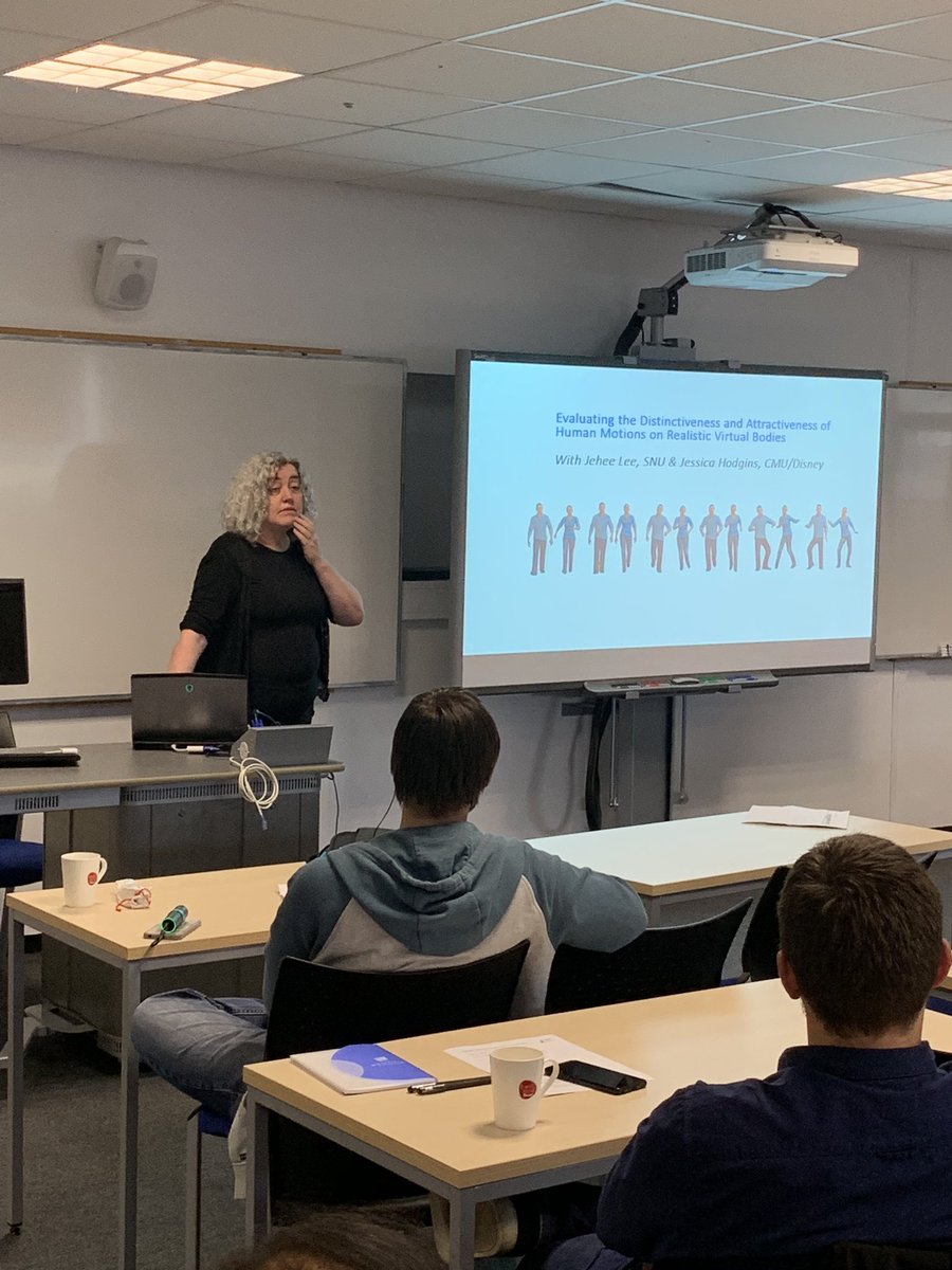 Panagiotis D. Ritsos (@ritsos_p) on Twitter photo Carol O’Sullivan from <a href="/tcddublin/">Trinity College Dublin</a>, delivering the Keynote of <a href="/EurographicsUK/">Eurographics UK</a> #CGVC2019 held in <a href="/BangorUni/">Bangor University</a> <a href="/BangorCSEE/">School of CompSci & Engineering, Bangor Uni</a> - on virtual humans and perception, linking to her work with @DisneyResearch and <a href="/Pixar/">Pixar</a> Carol O’Sullivan from <a href="/tcddublin/">Trinity College Dublin</a>, delivering the Keynote of <a href="/EurographicsUK/">Eurographics UK</a> #CGVC2019 held in <a href="/BangorUni/">Bangor University</a> <a href="/BangorCSEE/">School of CompSci & Engineering, Bangor Uni</a> - on virtual humans and perception, linking to her work with @DisneyResearch and <a href="/Pixar/">Pixar</a>