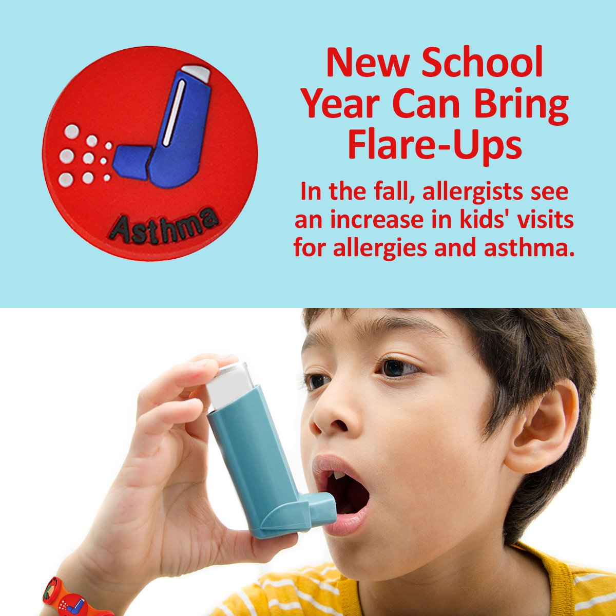 Allerbling's tweet photo. 📣📣 For Kids With Asthma, Allergies, New School Year Can Bring Flare-Ups

READ FULL ARTICLE: https://t.co/fjgI07sSaF

#summerallergy #allerbling #childrenallergy #allergywristband #allergycharms https://t.co/MxS9ak6HJk
