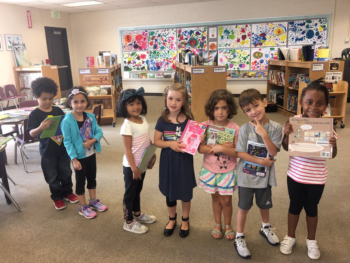 Kindergarten is excited to start library!
<a href="/D45Stevenson/">Stevenson School</a>