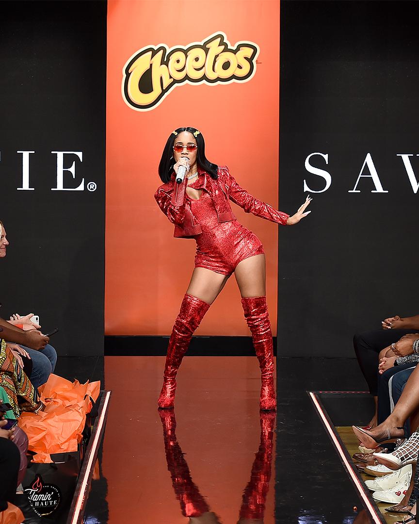 The definition of #LookinLikeASnack 🔥! Thanks for all the Flamin’ Haute fun, my friends! #CheetosFlaminHaute