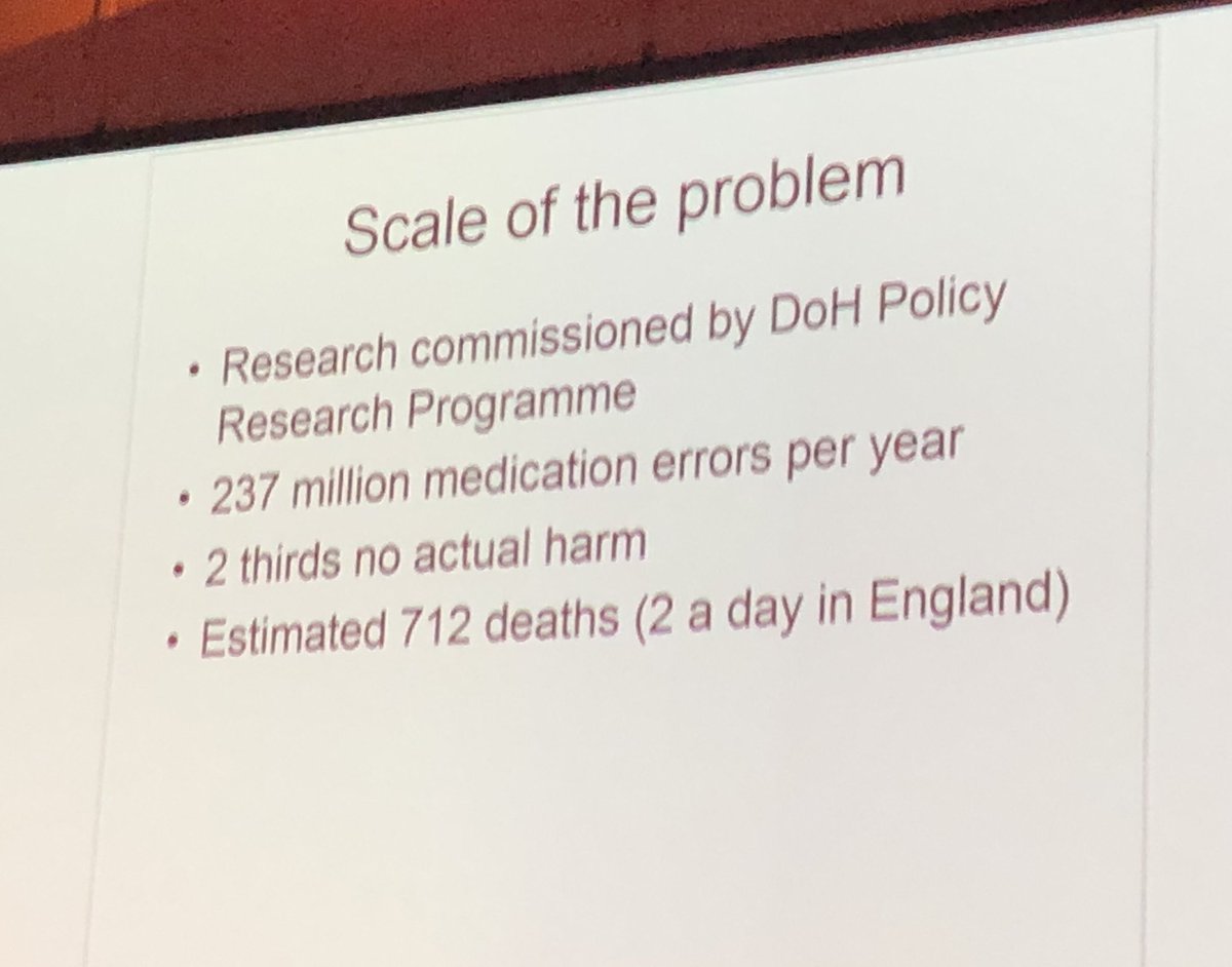 LeDyslexicMedic's tweet image. 2 deaths a day from Medication Errors in the UK!! Would be interesting to know if this data includes errors made in the perioperative period #perioperativemedicationerrors #medicationerror @AAGBI #ACGlasgow19