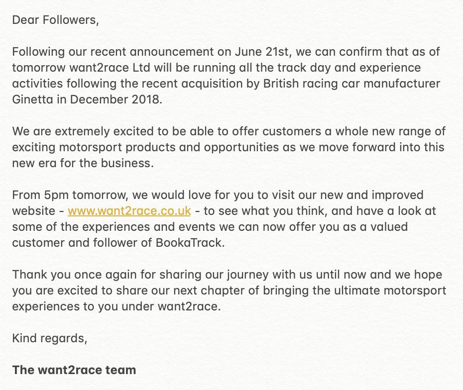 W2R Track Days tweet media