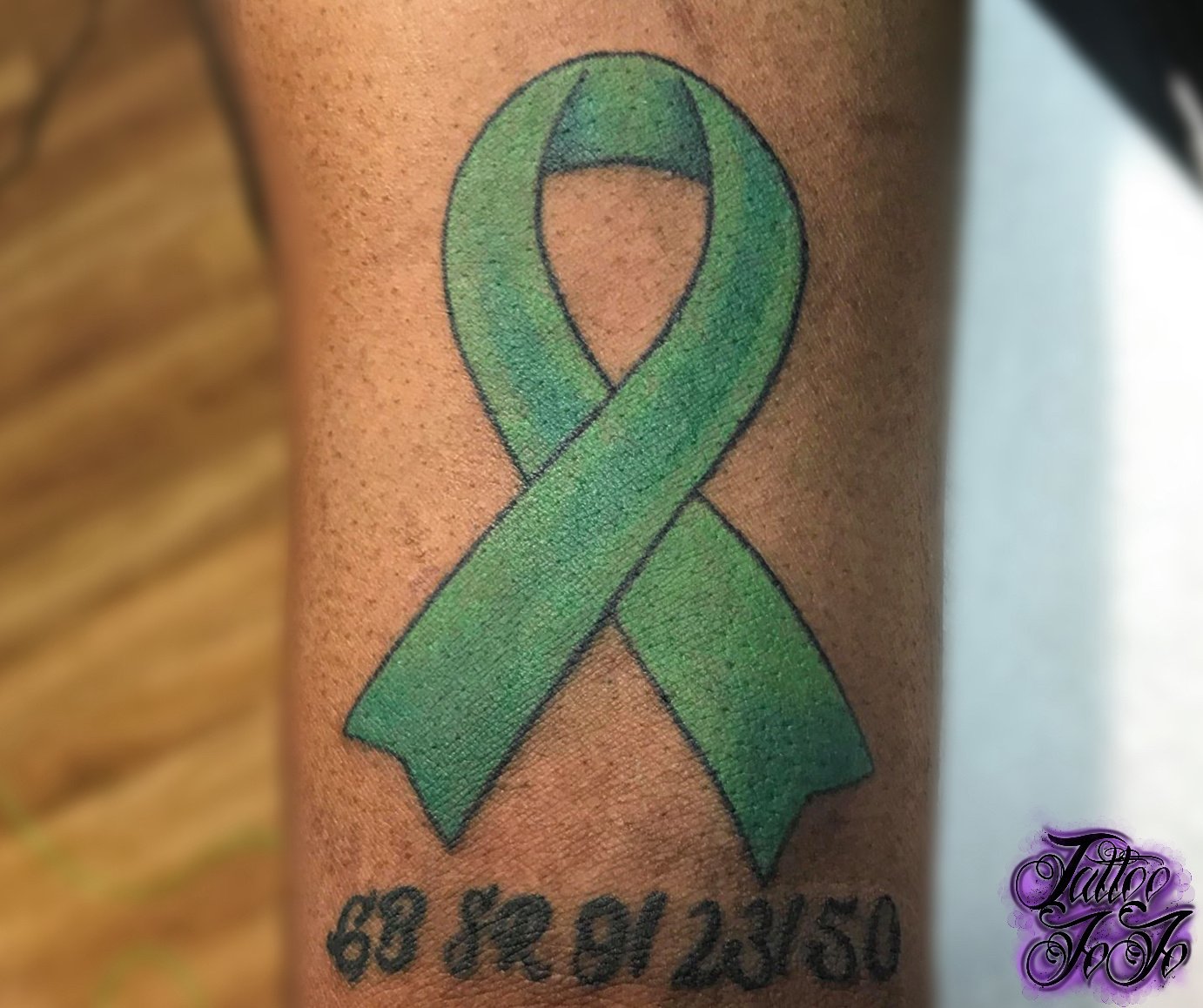 42 Attractive Cancer Ribbon Tattoos On Foot  Tattoo Designs   TattoosBagcom