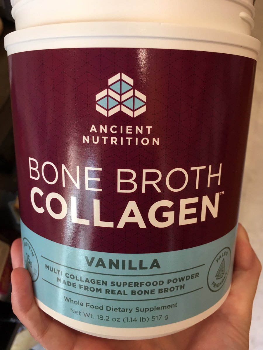 RunsGrace's tweet image. Just bought this yummy smelling collagen! What’s the best way to use it? #bonebroth #lovevanilla #gettinghealthy