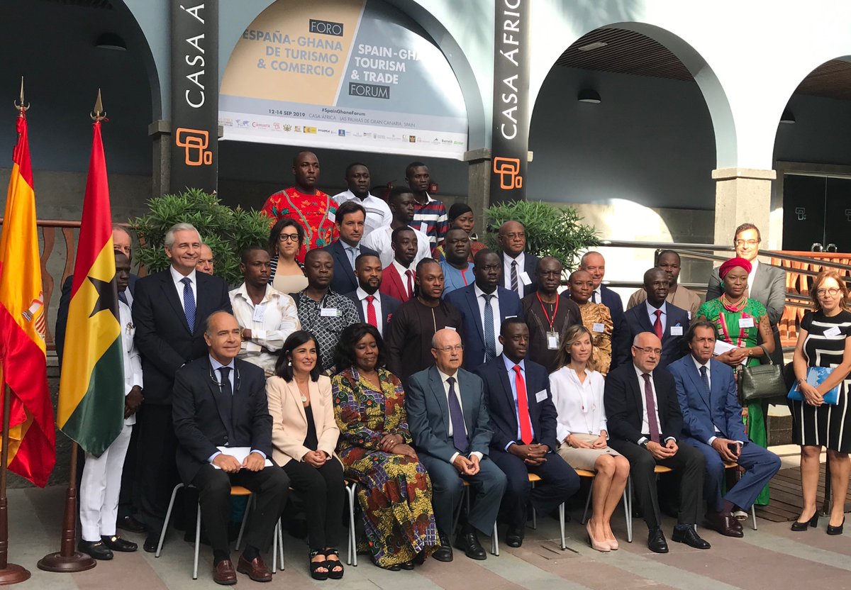 Thanks to <a href="/CamaraGCanaria/">Cámara Gran Canaria</a> for organising, and to <a href="/Casaafrica/">Casa África</a> for hosting, a truly wonderful event designed to strengthen ties between Spain and Ghana. Plans for collaboration in sustainable tourism and trade are taking shape! <a href="/proexca/">Proexca</a> <a href="/CanariasZEC/">Canary Islands Special Zone - ZEC</a> #SpainGhanaForum