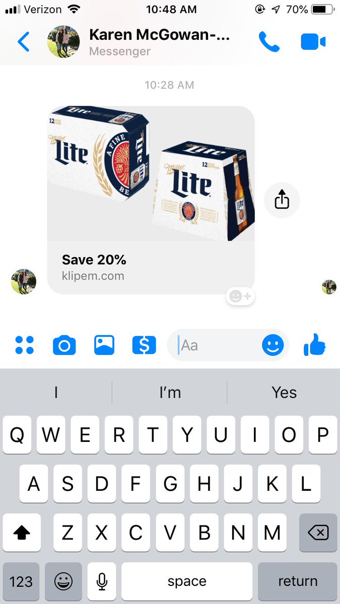 pmichelle2's tweet photo. my mom just gets me @MillerLite https://t.co/Fyt5tmI4NR