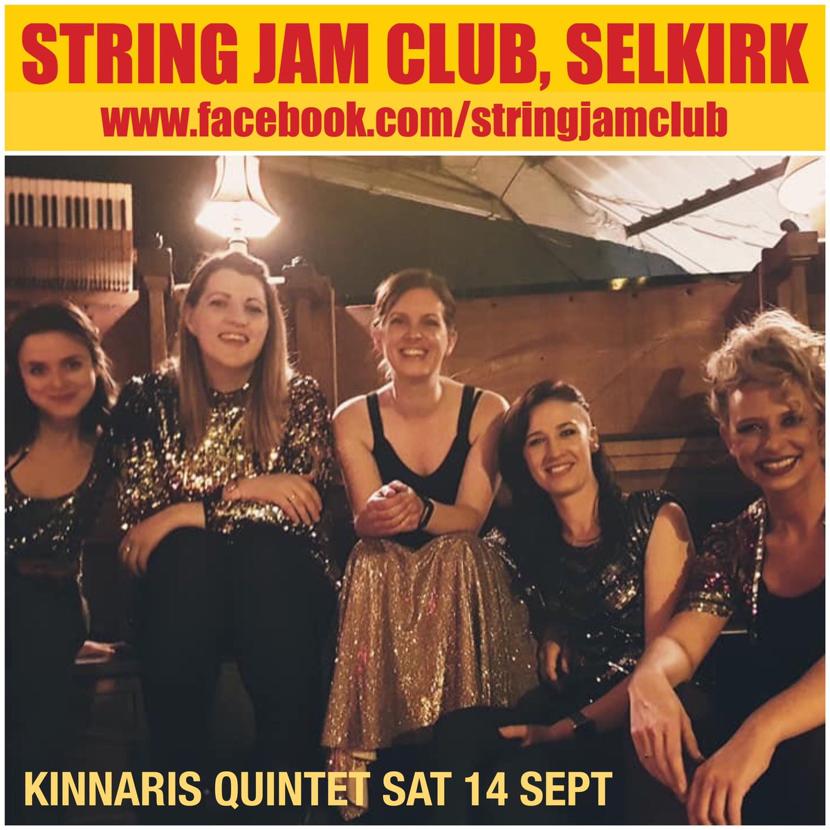 alliefoxmusic's tweet image. This SAT 14 Sep @Kinnaris5 at String Jam Club for final night of @borderswalking festival. A potent &amp;amp; exhilarating blend of Scots Trad, Irish reels, Nordic fusion, Americana &amp;amp; a touch of classical. Sensational live @CountySelkirk World-class &amp;amp; not to be missed! Tkts Eventbrite.✌️