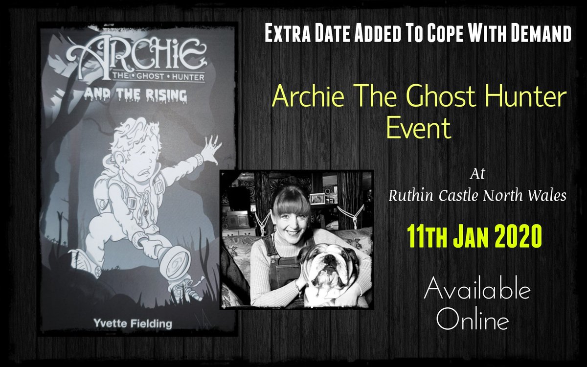 mosthauntedexp's tweet image. Extra date added to cope with demand..#archietheghosthunter 
@Yfielding @realkarlbeattie @HauntedWatson