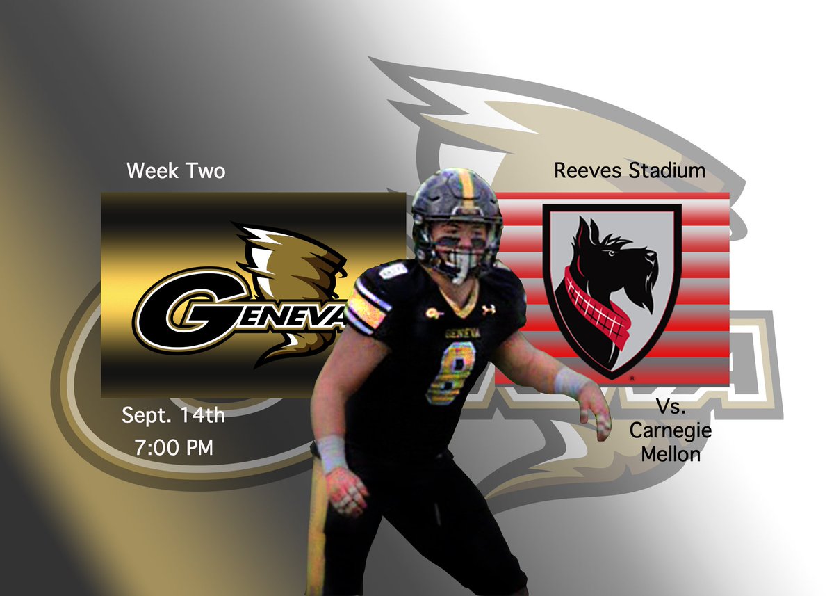Geneva_Football's tweet image. WEEK TWO!!

1st Home Game of the Season - Saturday 14th, 7:00 pm. 

Be There!! #StormOn #EnduretoReign