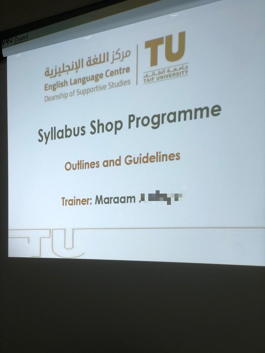 Wadabdullah19's tweet photo. “Syllabus shop program” was conducted by an amazing trainer @ms_keen_learner which supports students to enhance their performance through extra curricular activities..
#TUELC #TaifUniversity
#SIG2 #TU_ELC https://t.co/FGqWNFnoxi