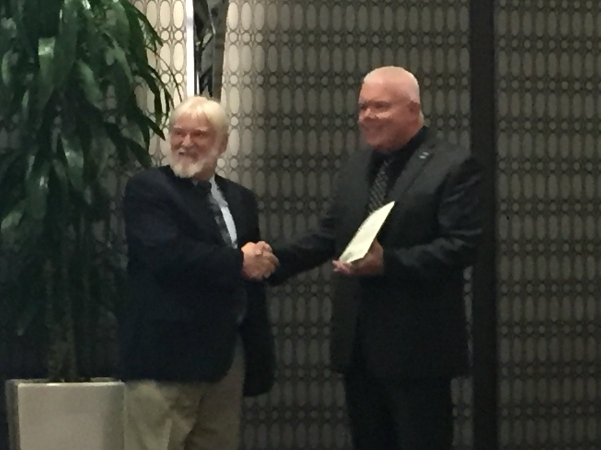Congratulations to our very own #PTC expert Helmut Schweitzer, PE on his award received during the Positive Train Control Safety Recognition Dinner. 
<a href="/Metrolink/">Metrolink</a> #PositiveTrainControl #SYSTRAUSA