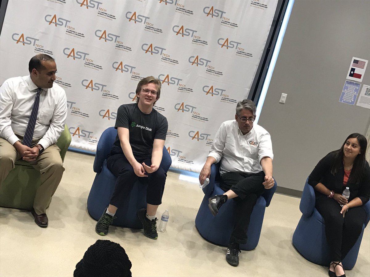 “What more important economic development resource can you have other than your kids, your local talent, that you can grow from within.” Powerful! #ICT2SAT #casttechproud