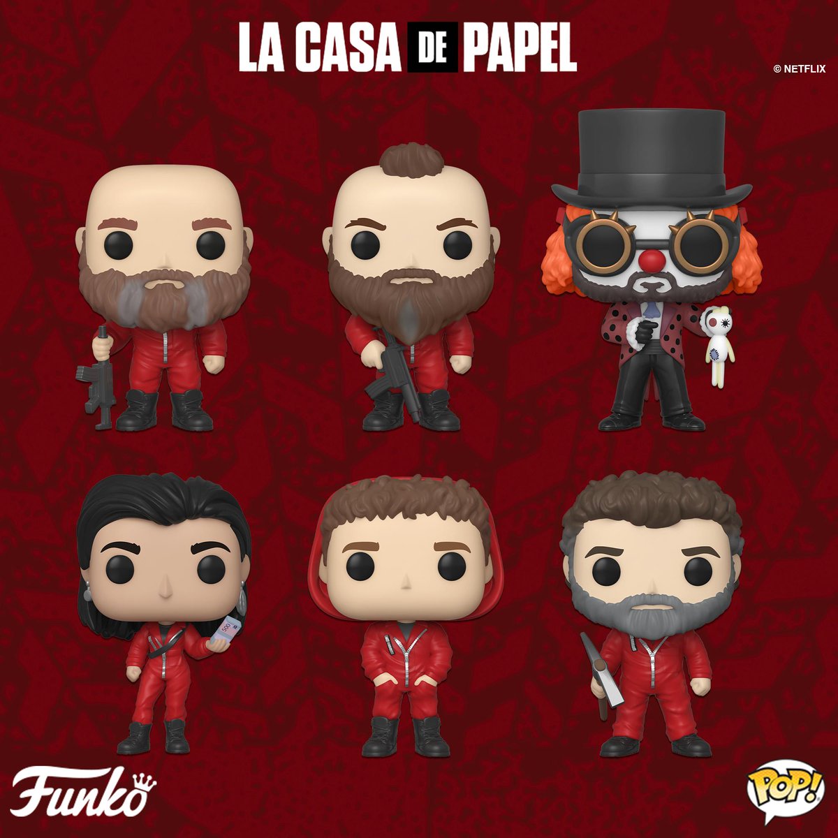 la casa de papel funko pop chase