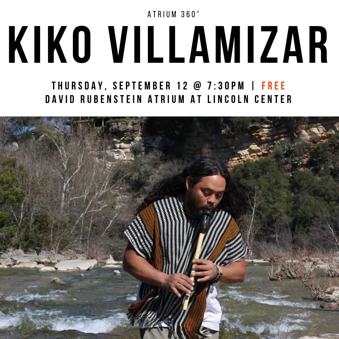 Get ready to be immersed in a night of Colombia gaita! You don't want to miss the electric energy of <a href="/KVillamizrMusic/">Kiko Villamizar</a> as he turns the #LCAtrium into a dance floor.

We hope to see you tonight!
